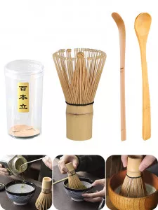 Bamboo Matcha & SuperLatte Whisk & Scoop Set (small image 4)